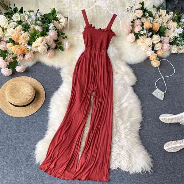 women overall black jumpsuits summer slim high waist straight pants rompers fashion ladies sleeveless mono playsuits 210525, Black;white
women overall black jumpsuits summer slim high waist straight pants rompers fashion ladies sleeveless mono playsuits 210525, Black;white