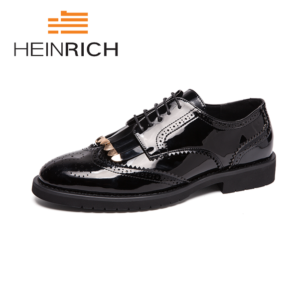 dress shoes heinrich brogues patent leather men fashion for man social wedding party male zapatos hombre vestir, Black
dress shoes heinrich brogues patent leather men fashion for man social wedding party male zapatos hombre vestir, Black