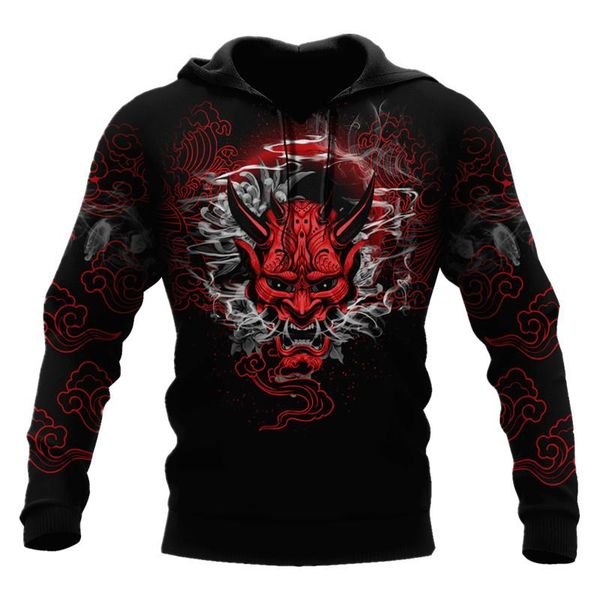 men's hoodies & sweatshirts oni mask and geisha tattoo 3d printing autumn fashion sweatshirt/hoodie zipper hoodie street casual p, Black
men's hoodies & sweatshirts oni mask and geisha tattoo 3d printing autumn fashion sweatshirt/hoodie zipper hoodie street casual p, Black