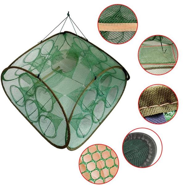 strengthened 5/9/21 holes automatic fishing net shrimp cage nylon foldable crab fish trap cast net cast folding fishing network
strengthened 5/9/21 holes automatic fishing net shrimp cage nylon foldable crab fish trap cast net cast folding fishing network