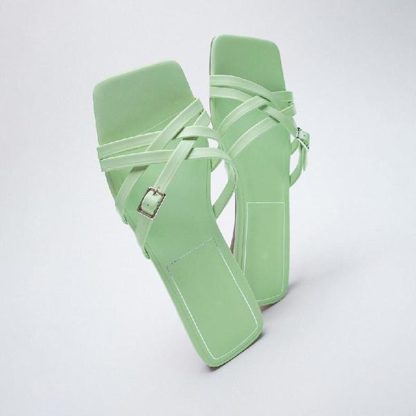 slippers 2021 summer square toe cross strap sandals lazy outdoor casual flat shoes, Black
slippers 2021 summer square toe cross strap sandals lazy outdoor casual flat shoes, Black