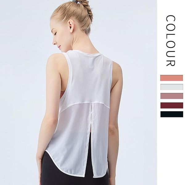 yoga outfit women's shirt sleeveless t-shirt sport blouse cover up quick dry gym clothes running fitness tank sportwear 
yoga outfit women's shirt sleeveless t-shirt sport blouse cover up quick dry gym clothes running fitness tank sportwear