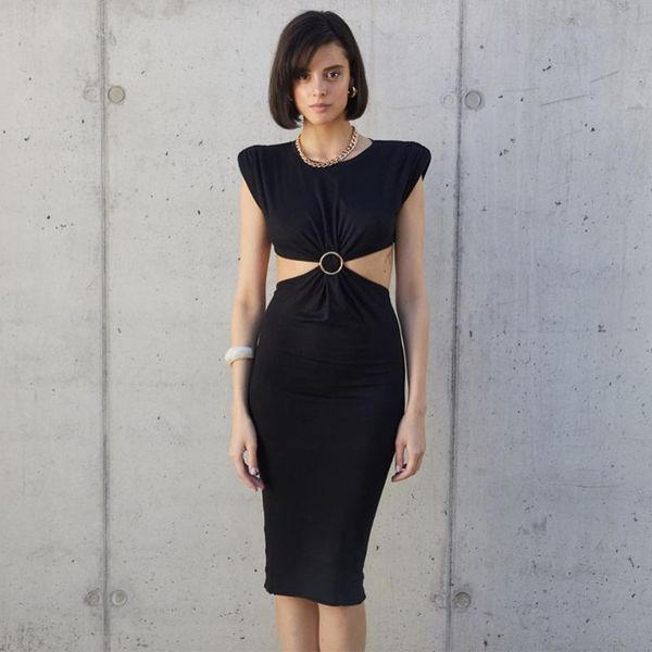 casual dresses wholesale 2021 summer women's dress black hollow out backless club celebrity cocktail party, Black;gray
casual dresses wholesale 2021 summer women's dress black hollow out backless club celebrity cocktail party, Black;gray