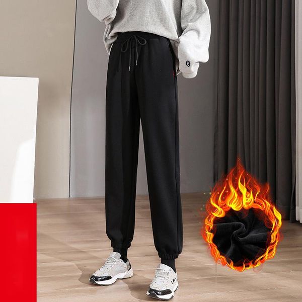 women's pants & capris cgc 2021 casual harajuku woman winter plus velvet warm sweatpants oversize cotton sports trousers women thicken, Black;white
women's pants & capris cgc 2021 casual harajuku woman winter plus velvet warm sweatpants oversize cotton sports trousers women thicken, Black;white