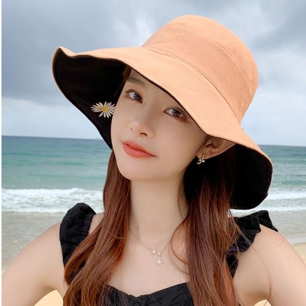 wide brim hats fisherman hat lady summer sun sunshade sunblock tide daisy big basin outdoor solid color, Blue;gray
wide brim hats fisherman hat lady summer sun sunshade sunblock tide daisy big basin outdoor solid color, Blue;gray