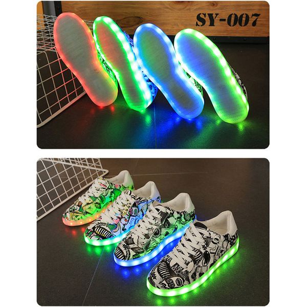 size 27-42 usb charger glowing sneakers children led casual shoes boys led slippers luminous sneakers girls breathable shoes, Black;red
size 27-42 usb charger glowing sneakers children led casual shoes boys led slippers luminous sneakers girls breathable shoes, Black;red