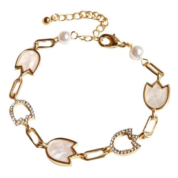 link, chain simple temperament metal bracelet hollow out flower crystal gold for women party jewelry accessories, Black
link, chain simple temperament metal bracelet hollow out flower crystal gold for women party jewelry accessories, Black