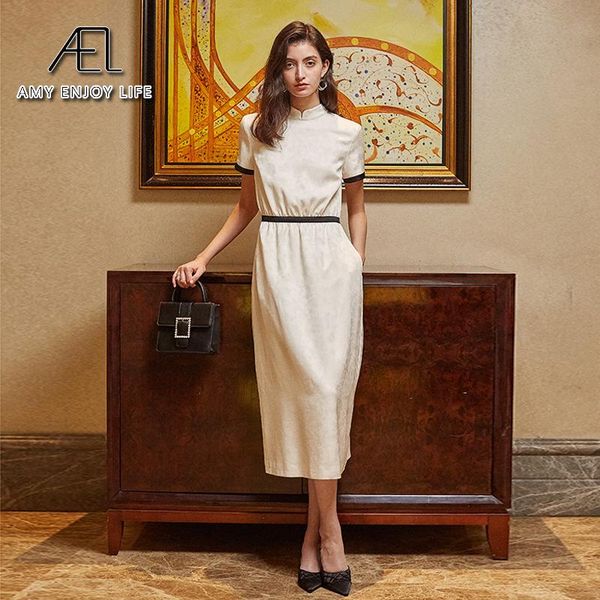 casual dresses ael chinese style elegance cheongsam dress women 2021 early autumn retro jacquard fabric spun silk long, Black;gray
casual dresses ael chinese style elegance cheongsam dress women 2021 early autumn retro jacquard fabric spun silk long, Black;gray