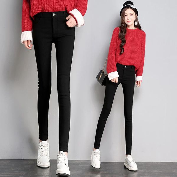 women's pants & capris 2021 autumn office lady pencil black elegant slim hips women stretched trousers female skinny high waist legging, Black;white
women's pants & capris 2021 autumn office lady pencil black elegant slim hips women stretched trousers female skinny high waist legging, Black;white