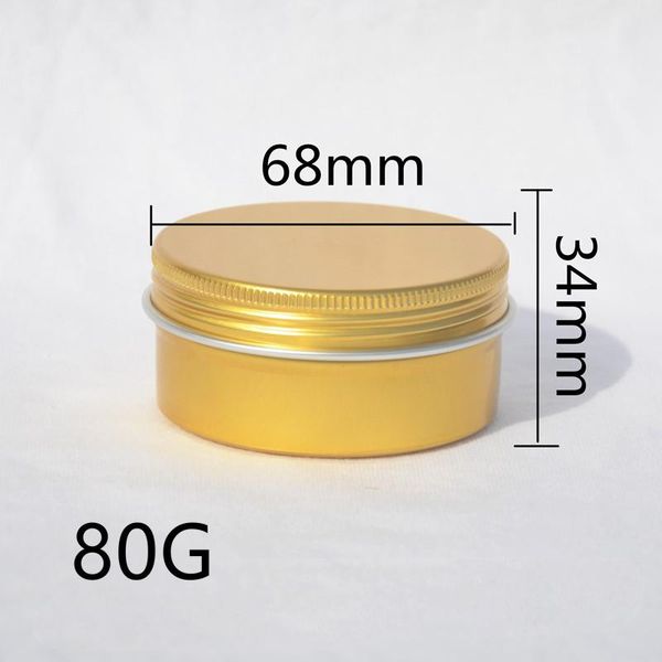 storage bottles & jars 50/100pcs 80g 80ml aluminum tins cream can hair wax/handmade soap pots gold threaded cosmetic containers boxes
storage bottles & jars 50/100pcs 80g 80ml aluminum tins cream can hair wax/handmade soap pots gold threaded cosmetic containers boxes