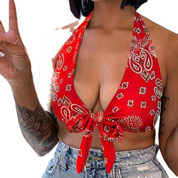 bras sets women vest summer v neck paisley print sleeveless bandage halter bustier bra for valentine's day, Red;black
bras sets women vest summer v neck paisley print sleeveless bandage halter bustier bra for valentine's day, Red;black