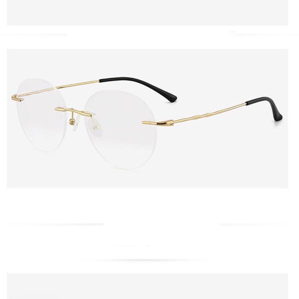 fashion sunglasses frames round ultralight rimless metal spectacles frame men's retro eyeglasses ladies safety screwless myopia eyewear, Black
fashion sunglasses frames round ultralight rimless metal spectacles frame men's retro eyeglasses ladies safety screwless myopia eyewear, Black