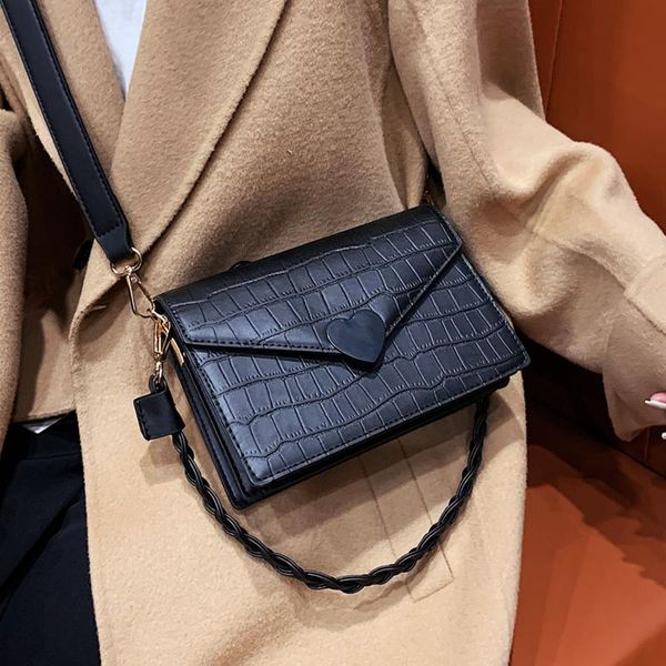 evening bags stone pattern leather shoulder for women weave strap messenger bag love heart lock handbag black small flap crossbody
evening bags stone pattern leather shoulder for women weave strap messenger bag love heart lock handbag black small flap crossbody