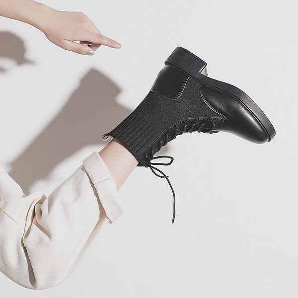 women motorcycle boots mid-calf shoes lace-up 2020 autumn new solid color slip-on winter warm thick boots women
women motorcycle boots mid-calf shoes lace-up 2020 autumn new solid color slip-on winter warm thick boots women