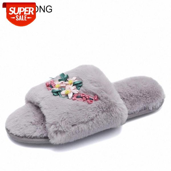 LCIZRONG Winter Plush Home Slippers Women Embroider Floral Warm Comfortable Flat Slapping Shoes Woman Non-slip Thicken Slippers #Cb3B, Black
LCIZRONG Winter Plush Home Slippers Women Embroider Floral Warm Comfortable Flat Slapping Shoes Woman Non-slip Thicken Slippers #Cb3B, Black