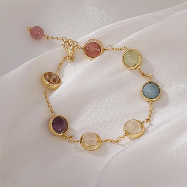 beaded, strands crystal bracelet korean version pure natural sweet exquisite rainbow candy for women girls, Black
beaded, strands crystal bracelet korean version pure natural sweet exquisite rainbow candy for women girls, Black