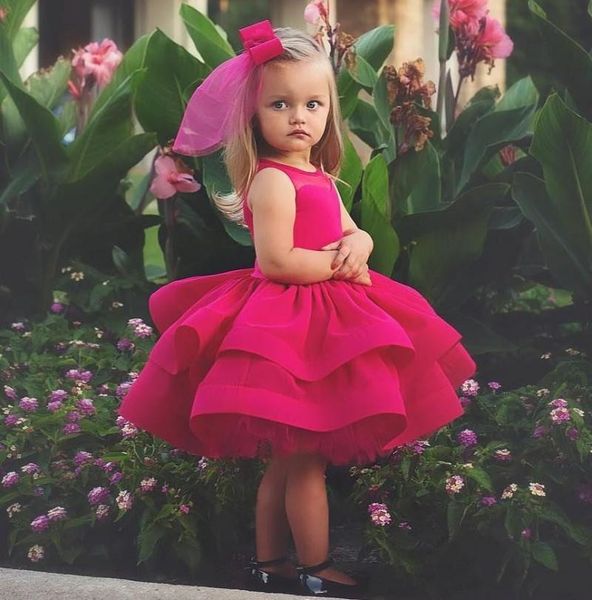 gorgeous fuchsia girls pageant gowns tiered puffy knee length flower girl dresses for wedding tulle ball gown baby birthday party dress, White;blue
gorgeous fuchsia girls pageant gowns tiered puffy knee length flower girl dresses for wedding tulle ball gown baby birthday party dress, White;blue