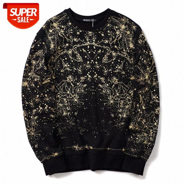 autumn and winter european american tide brand personality constellation starry sky printing round neck pullover plus velvet sweater c #na5g, Black
autumn and winter european american tide brand personality constellation starry sky printing round neck pullover plus velvet sweater c #na5g, Black
