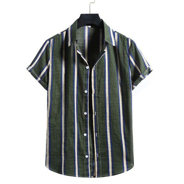 men's casual shirts men shirt stripe breathable summer short sleeve 2021 buttons blouse beach hawaii camicia da uomo caldo, White;black
men's casual shirts men shirt stripe breathable summer short sleeve 2021 buttons blouse beach hawaii camicia da uomo caldo, White;black