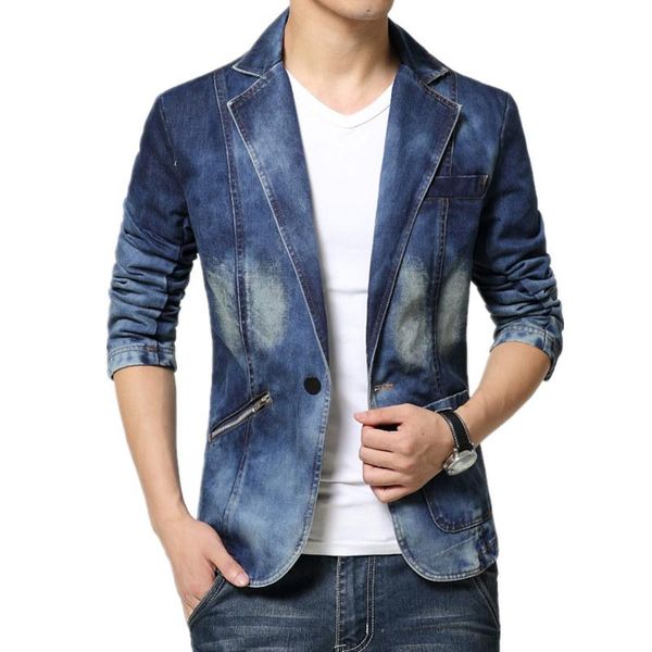 zoulv2021 brand cool mens blazer jacket trendy jeans suits single button casual men slim fit denim suit jackets 4xl, White;black
zoulv2021 brand cool mens blazer jacket trendy jeans suits single button casual men slim fit denim suit jackets 4xl, White;black