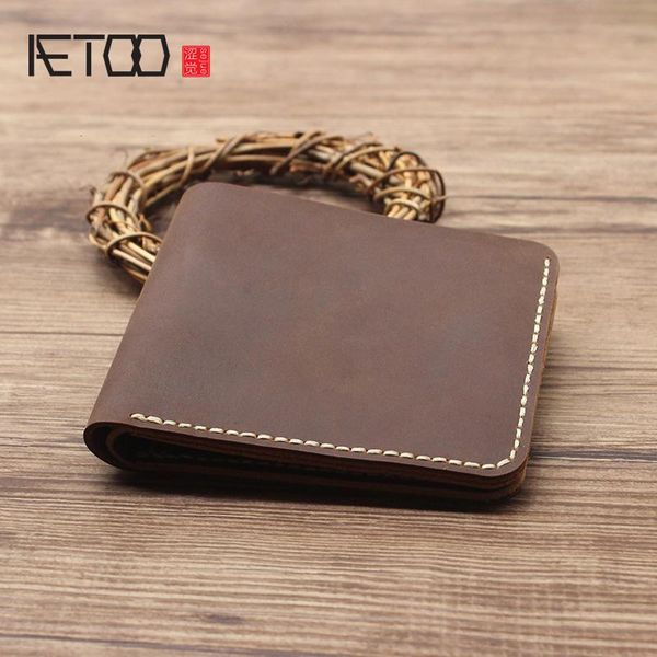 wallets aetoo crazy horse leather hand-stitched retro cowhide wallet, cross-sectional men's hand short wallet, Red;black
wallets aetoo crazy horse leather hand-stitched retro cowhide wallet, cross-sectional men's hand short wallet, Red;black