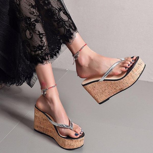 slippers women wedges clip toe ladies casual platform summer shoes sandals fashion plus size footwear woman 2021 shoe, Black
slippers women wedges clip toe ladies casual platform summer shoes sandals fashion plus size footwear woman 2021 shoe, Black