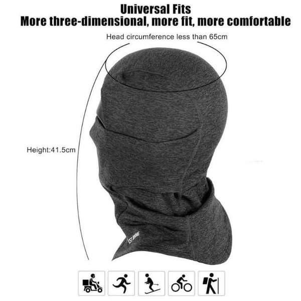 cycling caps & masks men's and women's winter windproof bicycle cloak warm bike hat wool running skiing headdress shawl cap outdoo, Black
cycling caps & masks men's and women's winter windproof bicycle cloak warm bike hat wool running skiing headdress shawl cap outdoo, Black