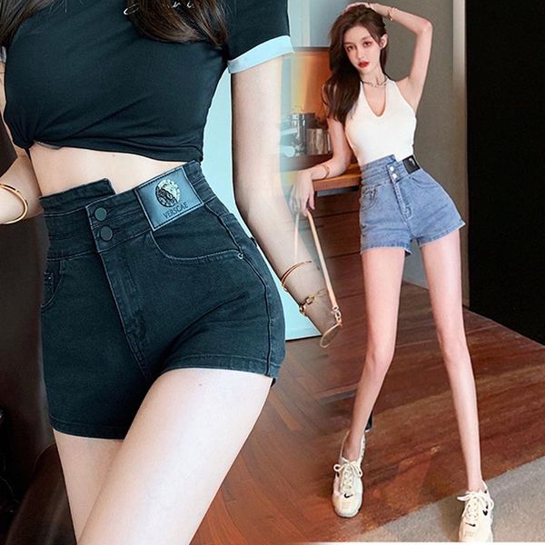 women's jeans fashion pocket shorts women denim pantalones cortos high waist jean zipper, Blue
women's jeans fashion pocket shorts women denim pantalones cortos high waist jean zipper, Blue