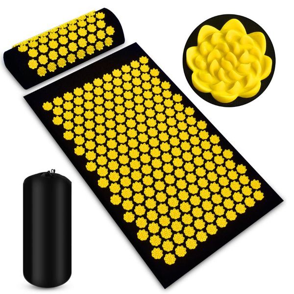 new non-slip acupressure massager cushion massage yoga mat acupressure relieve stress back body pain spike mat acupuncture
new non-slip acupressure massager cushion massage yoga mat acupressure relieve stress back body pain spike mat acupuncture