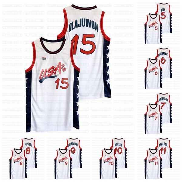 usa team ncaa 1996 basketball jersey 5 grant hill 6 anfernee hardaway 7 david robinson 8 scottie pippen richmond miller malone stockton o�, Black
usa team ncaa 1996 basketball jersey 5 grant hill 6 anfernee hardaway 7 david robinson 8 scottie pippen richmond miller malone stockton o�, Black