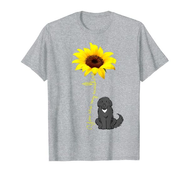 you are my sunshine sunflower newfoundland mom shirt t-shirt, White;black