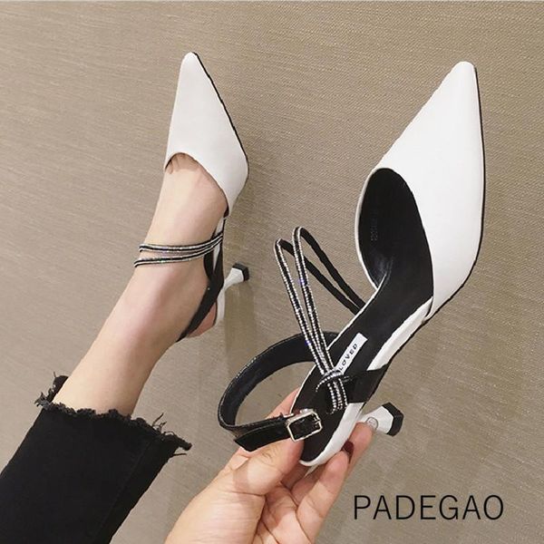 dress shoes high heel 2021 women sandals white crystal bling elegant causal woman, Black
dress shoes high heel 2021 women sandals white crystal bling elegant causal woman, Black