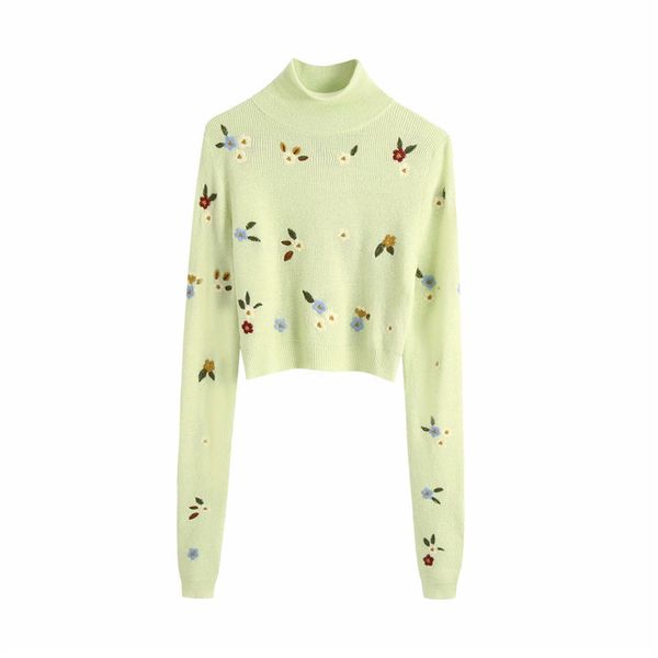 evfer women autumn apple green cute knitted za sweaters ladies sweet flower embroidery long sleeve turtleneck pullover sweater 210218, White;black
evfer women autumn apple green cute knitted za sweaters ladies sweet flower embroidery long sleeve turtleneck pullover sweater 210218, White;black