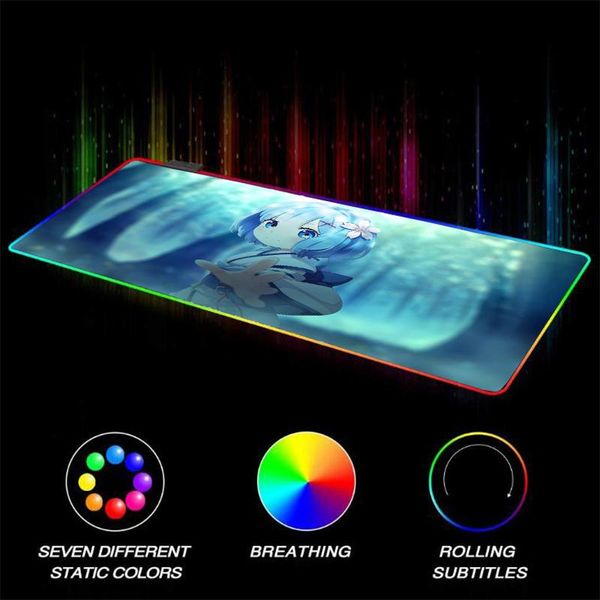 mouse pads & wrist rests anime girl pad game player rgb large computer desk mat led backlit keyboard accessories mousepad l
mouse pads & wrist rests anime girl pad game player rgb large computer desk mat led backlit keyboard accessories mousepad l