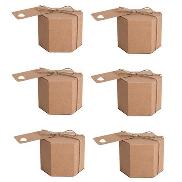 100 pcs hexagonal carton kraft paper candy box packaging candy box small gift box,wedding gift
100 pcs hexagonal carton kraft paper candy box packaging candy box small gift box,wedding gift