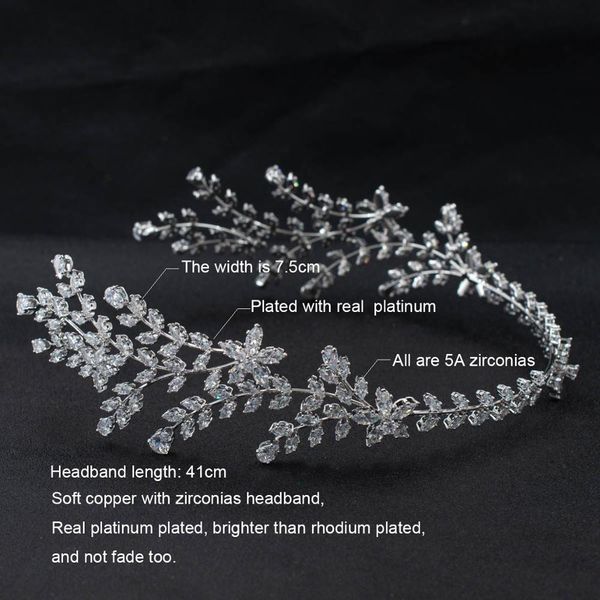 handmade 2020 new design cubic zirconia bridal wedding soft headband hairband tiara hair jewelry accessories hairpieces cha10047 mx200727, White;golden
handmade 2020 new design cubic zirconia bridal wedding soft headband hairband tiara hair jewelry accessories hairpieces cha10047 mx200727, White;golden