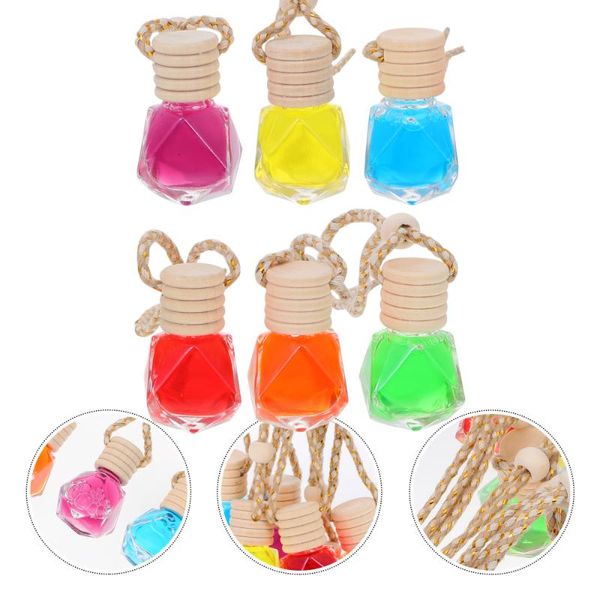 car air freshener 6pcs 7ml hanging decors essential oil bottles delicate ornaments
car air freshener 6pcs 7ml hanging decors essential oil bottles delicate ornaments