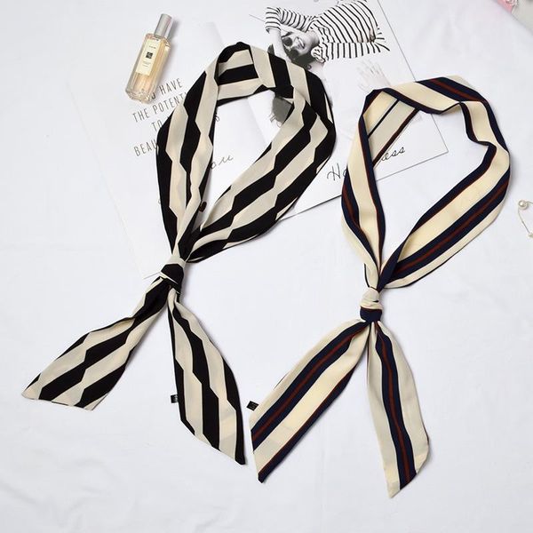 scarves 7x140cm long chic skinny polyester silk scarf geometric plaid patchwork small four seasons bag handle decorate ribbons, Blue;gray
scarves 7x140cm long chic skinny polyester silk scarf geometric plaid patchwork small four seasons bag handle decorate ribbons, Blue;gray