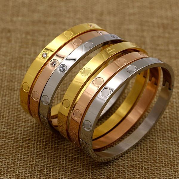 bangle 2021 arrive design titanium steel plating gold round shape charm bracelet for women jewelry shiny zircon, Black
bangle 2021 arrive design titanium steel plating gold round shape charm bracelet for women jewelry shiny zircon, Black