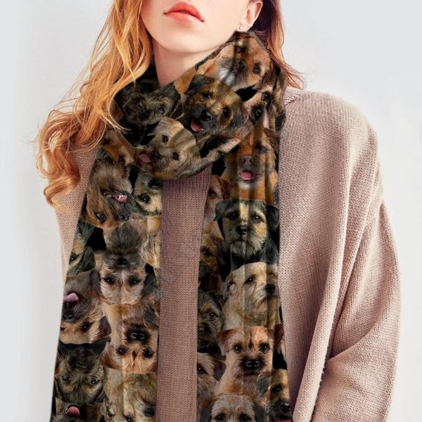 scarves you will have a bunch of border terriers 3d printed imitation cashmere scarf autumn and winter thickening warm shawl, Blue;gray
scarves you will have a bunch of border terriers 3d printed imitation cashmere scarf autumn and winter thickening warm shawl, Blue;gray