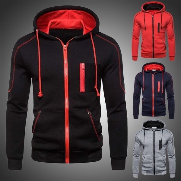 hoodies for men fleece hoodies zipper male hood sweatshirts autumn winter casual coat sports coat fashion hoodies homem 201128, Black
hoodies for men fleece hoodies zipper male hood sweatshirts autumn winter casual coat sports coat fashion hoodies homem 201128, Black