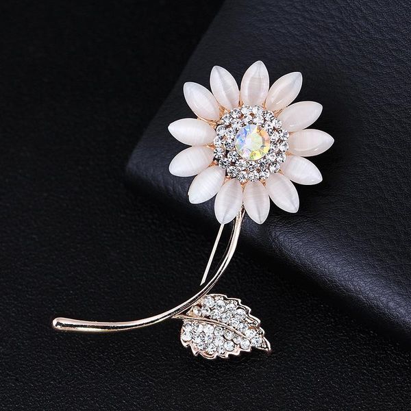 pins, brooches rhinestone sunflower zinc alloy opal stone flower petal pin selling brooch size 3*6.7cm, Gray
pins, brooches rhinestone sunflower zinc alloy opal stone flower petal pin selling brooch size 3*6.7cm, Gray