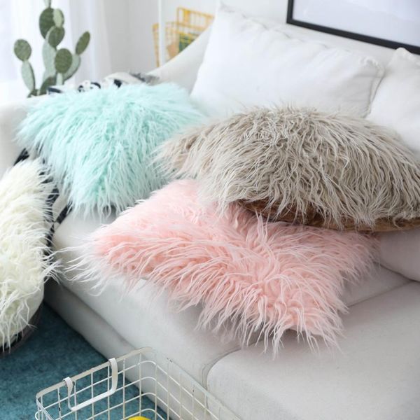 cushion/decorative pillow nordic plush furry cushion cover for living room bedding decor imitation wool throw pillowcase 45x45cm
cushion/decorative pillow nordic plush furry cushion cover for living room bedding decor imitation wool throw pillowcase 45x45cm
