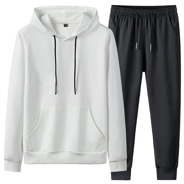 men casual set hooded tracksuits new spring autumn men's sportswear suit hoodies+pants 2pcs sets solid hip hop clothing, Gray
men casual set hooded tracksuits new spring autumn men's sportswear suit hoodies+pants 2pcs sets solid hip hop clothing, Gray