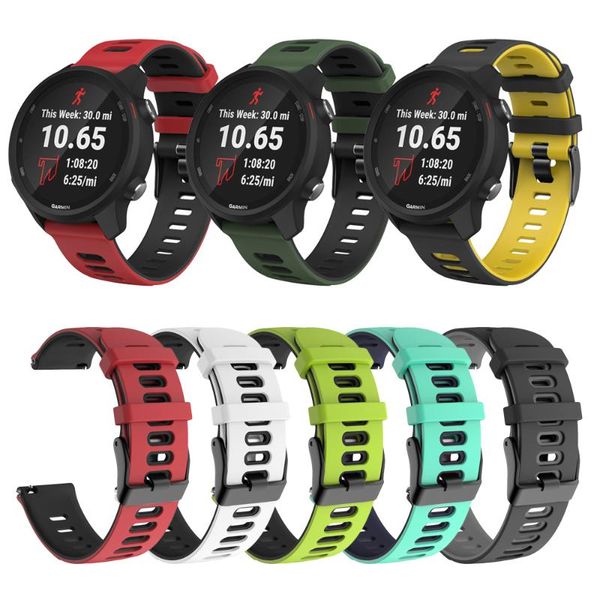 watch bands hit color silicone watchbands for garmin forerunner 245 645 vivoactive 3 vivomove hr strap venu garminmove band, Black;brown
watch bands hit color silicone watchbands for garmin forerunner 245 645 vivoactive 3 vivomove hr strap venu garminmove band, Black;brown