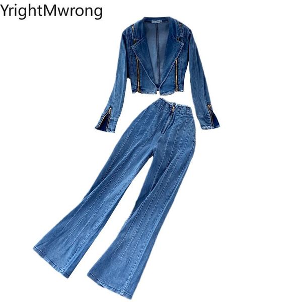 women's two piece pants set fall long sleeve blazer denim jacket short jean coat outfit crop and flare bell bottom pant suit slim sexy, White
women's two piece pants set fall long sleeve blazer denim jacket short jean coat outfit crop and flare bell bottom pant suit slim sexy, White
