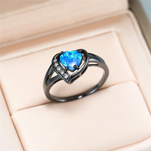 wedding rings cute heart blue fire opal stone ring female luxury engagement for women antique black gold white zircon gifts, Slivery;golden
wedding rings cute heart blue fire opal stone ring female luxury engagement for women antique black gold white zircon gifts, Slivery;golden