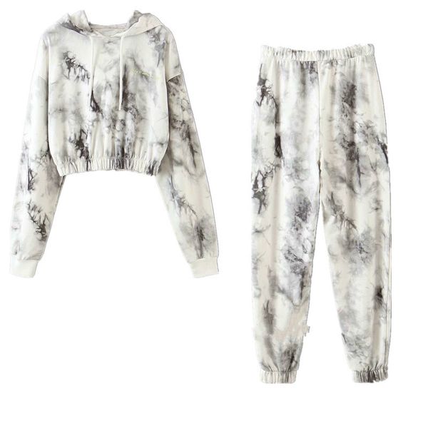 women's fashionable tie dye cord printing with short shirt high waist female corset two-piece suit 0ak0, White
women's fashionable tie dye cord printing with short shirt high waist female corset two-piece suit 0ak0, White