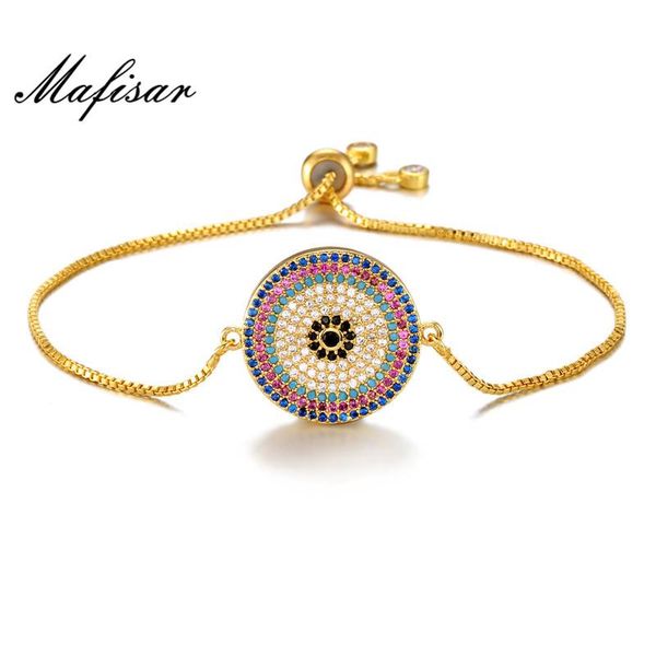 charm bracelets mafisar trendy colourful cubic zirconia bracelet copper chain round female party jewelry gift, Golden;silver
charm bracelets mafisar trendy colourful cubic zirconia bracelet copper chain round female party jewelry gift, Golden;silver