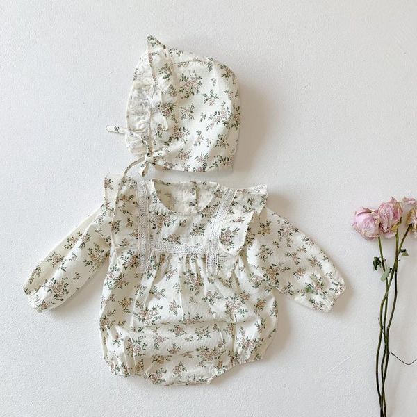 rompers 2021 2pcs baby girls clothes set bodysuits infants beige floral printed pattern long sleeves romper cap 0-24 months white, Blue
rompers 2021 2pcs baby girls clothes set bodysuits infants beige floral printed pattern long sleeves romper cap 0-24 months white, Blue